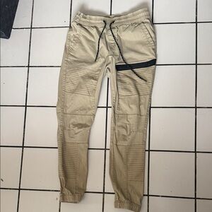 Ring of Fire Men's Tan Cargo Joggers